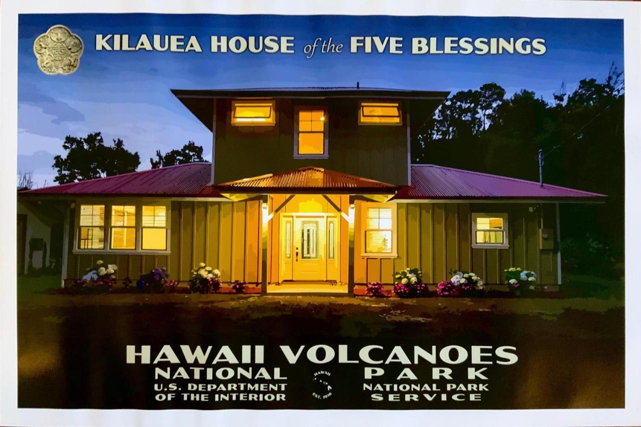 Bed and Breakfast Kilauea House Volcano Exterior foto